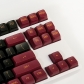 Red Black 104+45 CSA Profile PBT Doubleshot Keycap Set Cherry MX Mechanical Gaming Keyboard